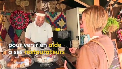 Dreux : les restaurateurs bénéficient des chalets du marché de Noël pour la vente à emporter
