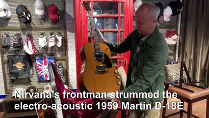 Kurt Cobain's 'Unplugged' guitar up for auction