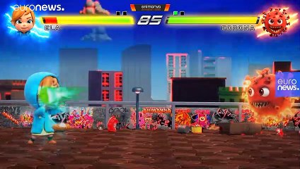 Covid-19 önlemlerini çocuklara anlatmak için 'dövüş oyunu' animasyonu