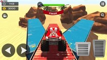 Crazy Monster Truck Stunts 3D Stunt Racing Games - 4x4 Offroad Car Game - Android GamePlay #3