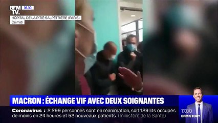 « On est désespérées, on ne croit plus en vous » : L’échange tendu entre Emmanuel Macron et deux soignantes
