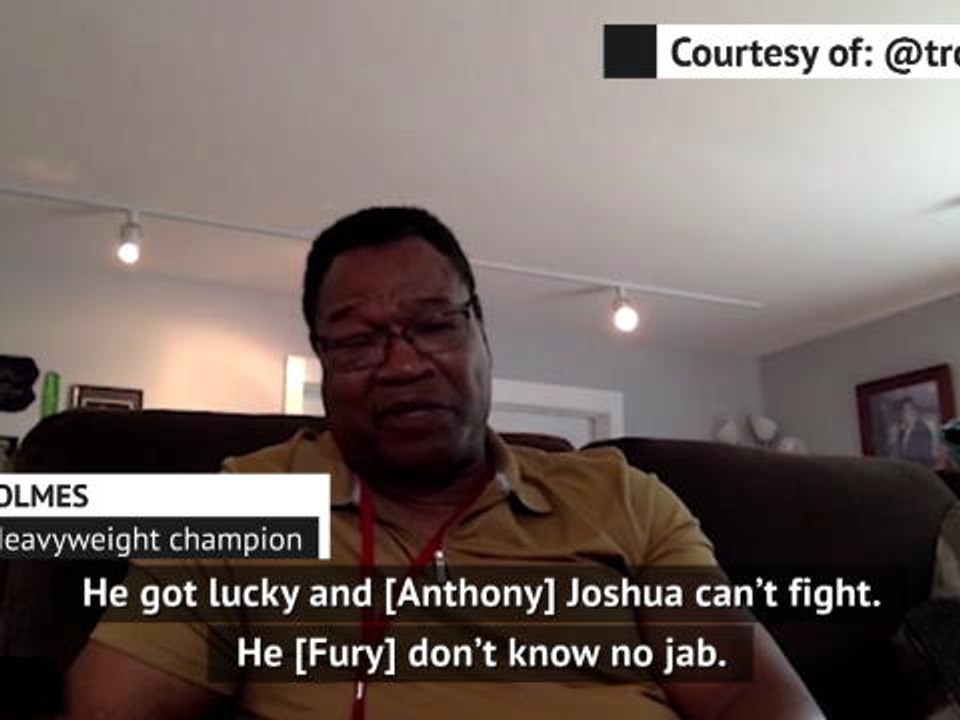 Fury and Joshua can't fight, I'd whoop them! - Larry Holmes