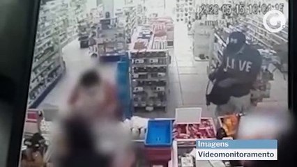 Assalto em farmácia no bairro de Fátima, na Serra