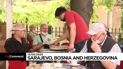 Cafes reopen in Sarajevo after weeks of COVID-19 lockdown