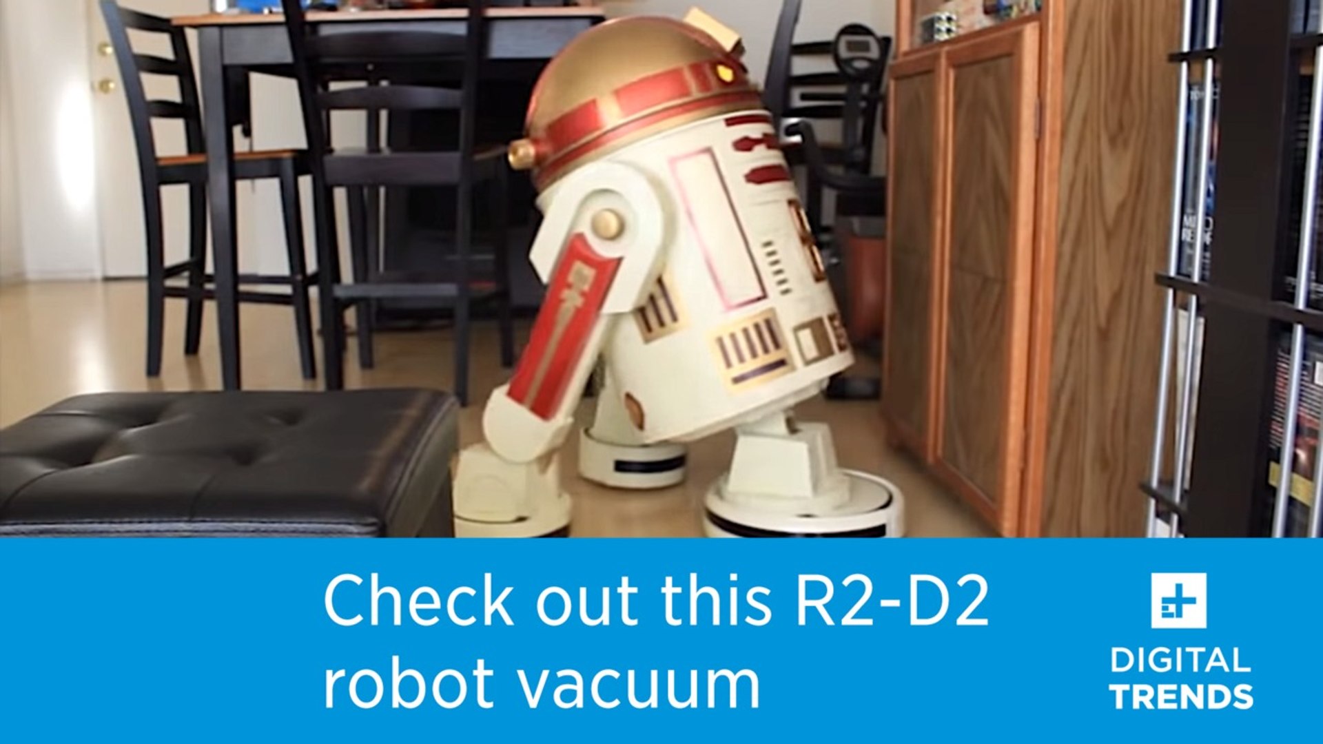 Check out this homemade R2-D2 robot vacuum - video Dailymotion