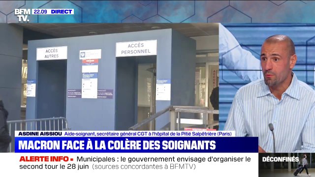 Asdine Aissiou (CGT) sur l'hôpital: Nous voulons des vrais salaires, dignes d'un pays européen