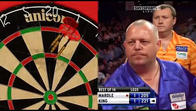 2009 Premier League of Darts Week 8 Mardle vs King