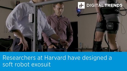 Researchers at Harvard have designed a soft robot exosuit