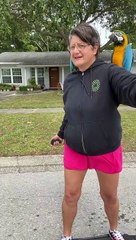 Skateboarding with Some Thrill-Seeking Macaws