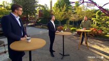 COVID-19; Jakob Ellemann Jensen & Alex Vanopslagh | Partiledernes Coronakrise | Go Morgen Danmark | TV2 Danmark