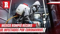 México rompe récord de infectados por COVID-19 en un día