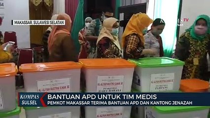 Pemkot Makassar Terima Bantuan Apd Dan Kantong Jenazah