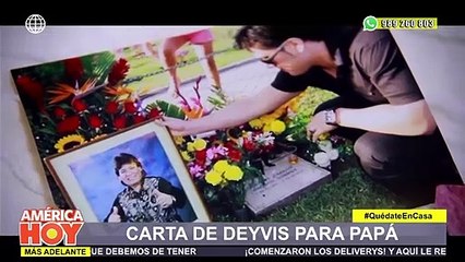 Deyvis Orosco recuerda a su querido padre con conmovedor video