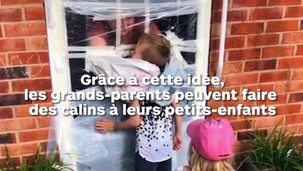 Astuce pour que les grands-parents fassent des câlins aux enfants en confinement
