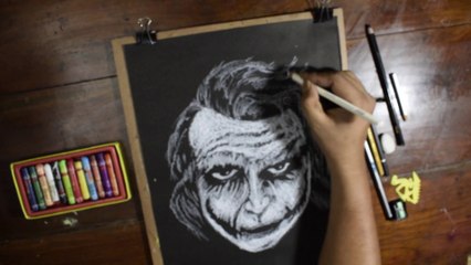 Joker creaon pencil drawing || DIY || Draw #withme #pinakikundu