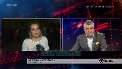 KAPITAL - Kryemadhi: Unë e mbroj Teatrin si qytetare, sonte kam dezhurnin - Vizion Plus