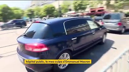 Le mea culpa d'Emmanuel Macron sur l'hôpital public