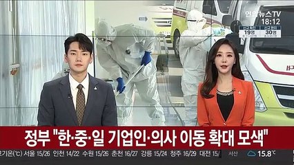 정부 "한·중·일 기업인·의사 이동 확대 모색"