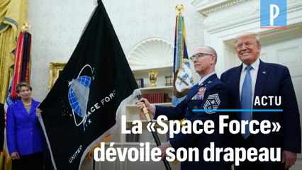 Donald Trump dévoile le drapeau de la «force de l'Espace» des Etats-unis