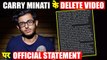 Carry Minati Breaks Silence After Deletion Of Tik Tok Vs You Tube Video Creates A Storm