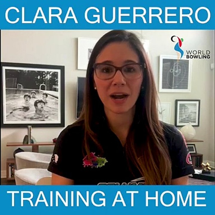 Clara Guerrero Training at home