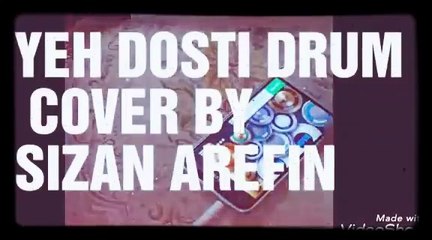DRUM COVER_-YEH DOSTI HUM NAHI TODENGE_--MOBILE DRUM COVER__POPULAR HINDI SONG__SHOLAY_
