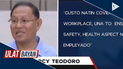 Mga manggagawa sa Marikina, sumailalim sa Mass testing bago magbalik trabaho