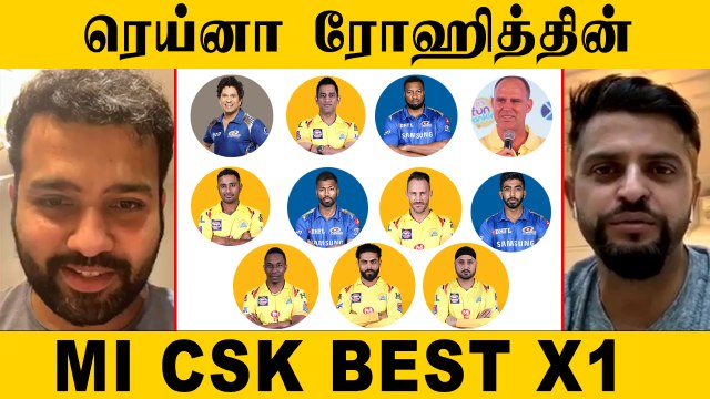 Rohit , Raina Picks Mumbai Indians-Chennai Super Kings XI