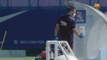 El Barça sube la intensidad en el último entrenamiento de la semana