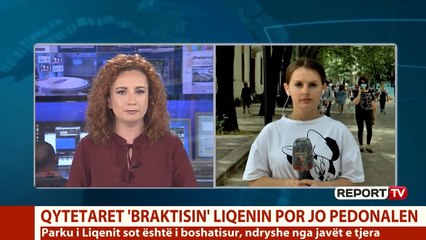 Report TV -Pedonalja e Tiranës ndryshe nga Liqeni mbushur plot me njerëz