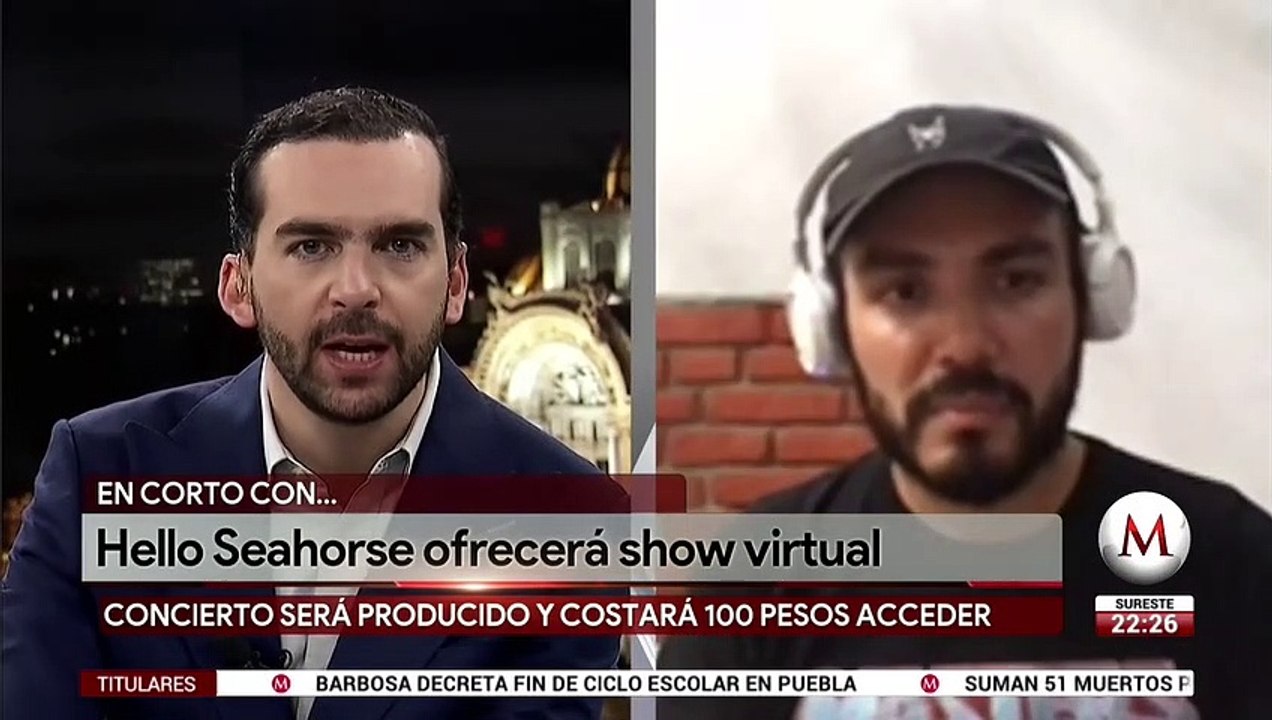Hello Seahorse ofrecerá show vía streaming