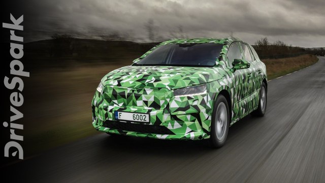 కొత్త స్కోడా ఎన్యాక్ ఎలక్ట్రిక్ ఎస్‌యూవీ టీజర్