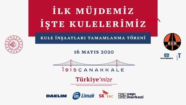 ÇANAKKALE CUMHURBAŞKANI ERDOĞAN, 1915 ÇANAKKALE KÖPRÜSÜ TÖRENİ'NDE KONUŞTU-1
