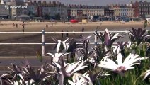 Brits hit the beach as lockdown measures eased