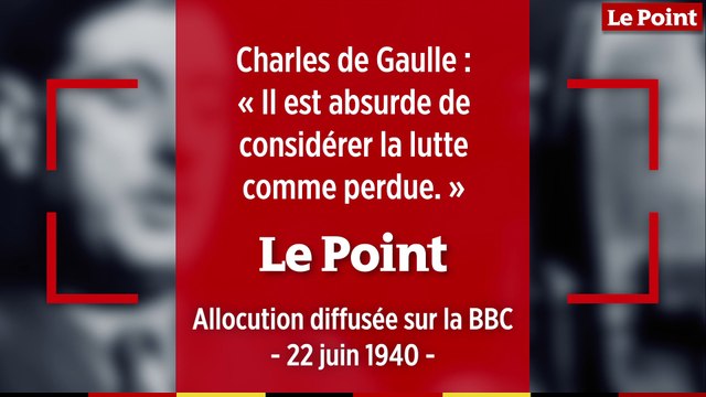 Juin 1940 : l'appel du général de Gaulle à la Résistance