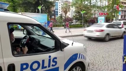 Rize'de drone ile sosyal mesafe ve maske denetimi