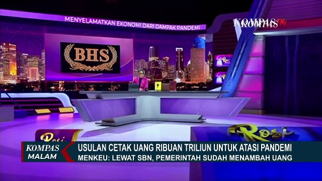 Usulan Cetak Uang 600 Triliun Untuk Corona, Menkeu: Lewat SBN, Pemerintah Sudah Nambah Uang