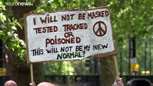 Protestos na Europa contra restrições ligadas à Covid-19