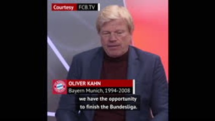 Bayern legend Kahn 'not enthusiastic' about Bundesliga return