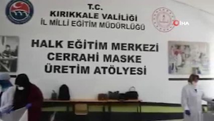 Seri üretim başladı...Hedef aylık 45 milyon maske