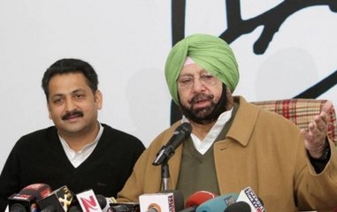 Punjab CM Amrinder Singh congratulates Shahkot Assembly seat winner Hardev Singh Ladi
