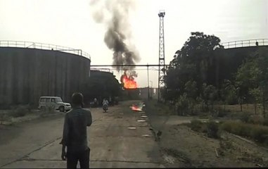 Meerut: Fire breaks out in Kinauni Sugar Mill