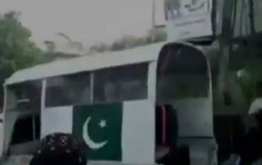 Sindhi community people protest against Pakistan Army in Karachi