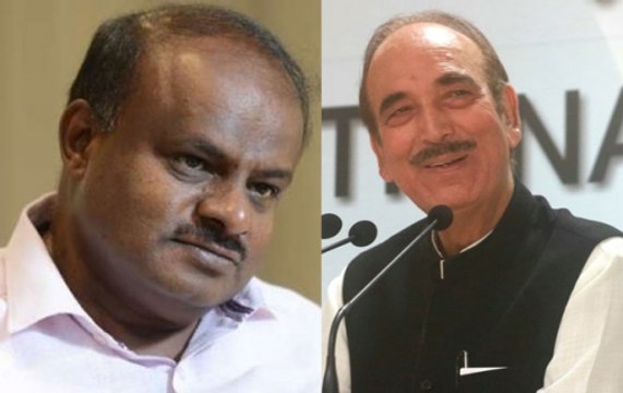 Karnataka ELections 2018: Congress, JDS leaders meet governor for government formation