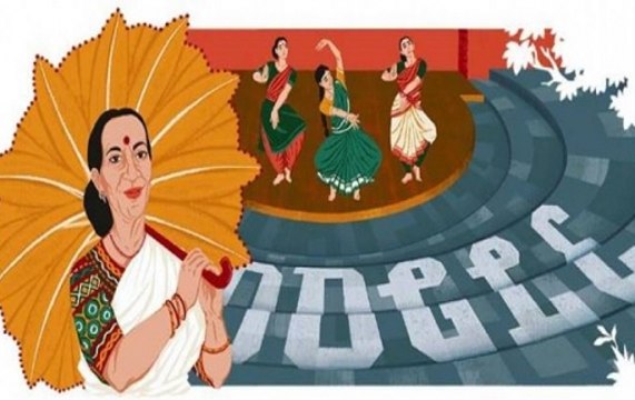 Super 50: Google dedicates doodle to classical dancer Mrinalini Sarabhai on her 100th birth anniversary