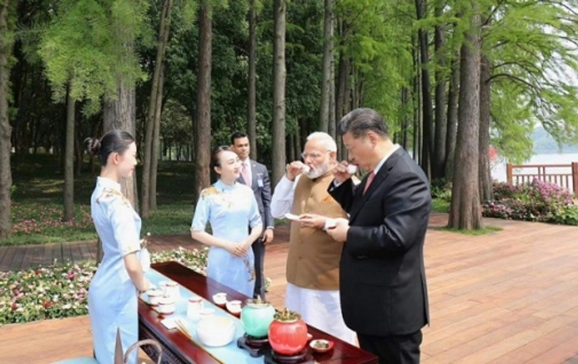 Narendra Modi in China: Modi-Xi stroll by lake; have boat ride in Wuhan