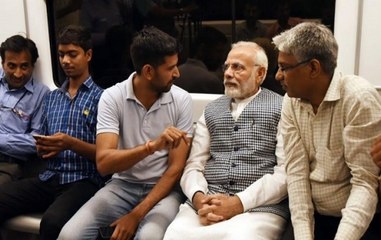 PM Modi rides Delhi Metro to reach inaugural ceremony of Ambedkar memorial