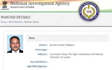 Nation View: NIA puts Pakistani diplomat Amir Siddiqui on 'wanted' list