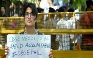 Strong outrage, protests mount at CBSE office over exam paper leak