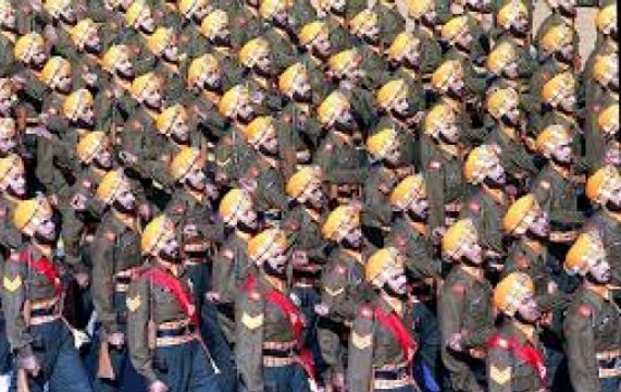 WATCH Soldiers of Sikh Light Infantry Regiment celebrating Bada Khana in Kibithu